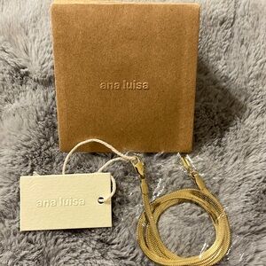 NEW! Ana Luisa Herringbone bracelet. Still in original shrink wrap.
